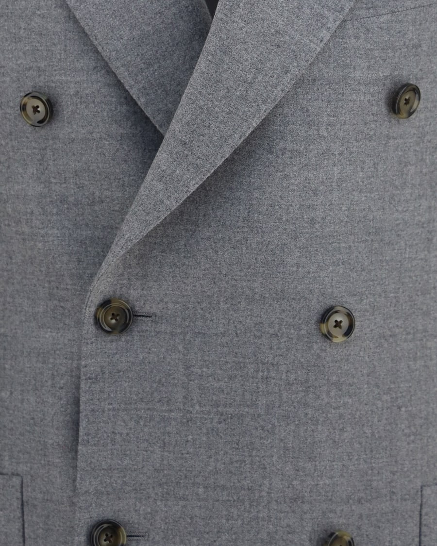LARDINI Double-breasted wool-blend Jacket, view 5