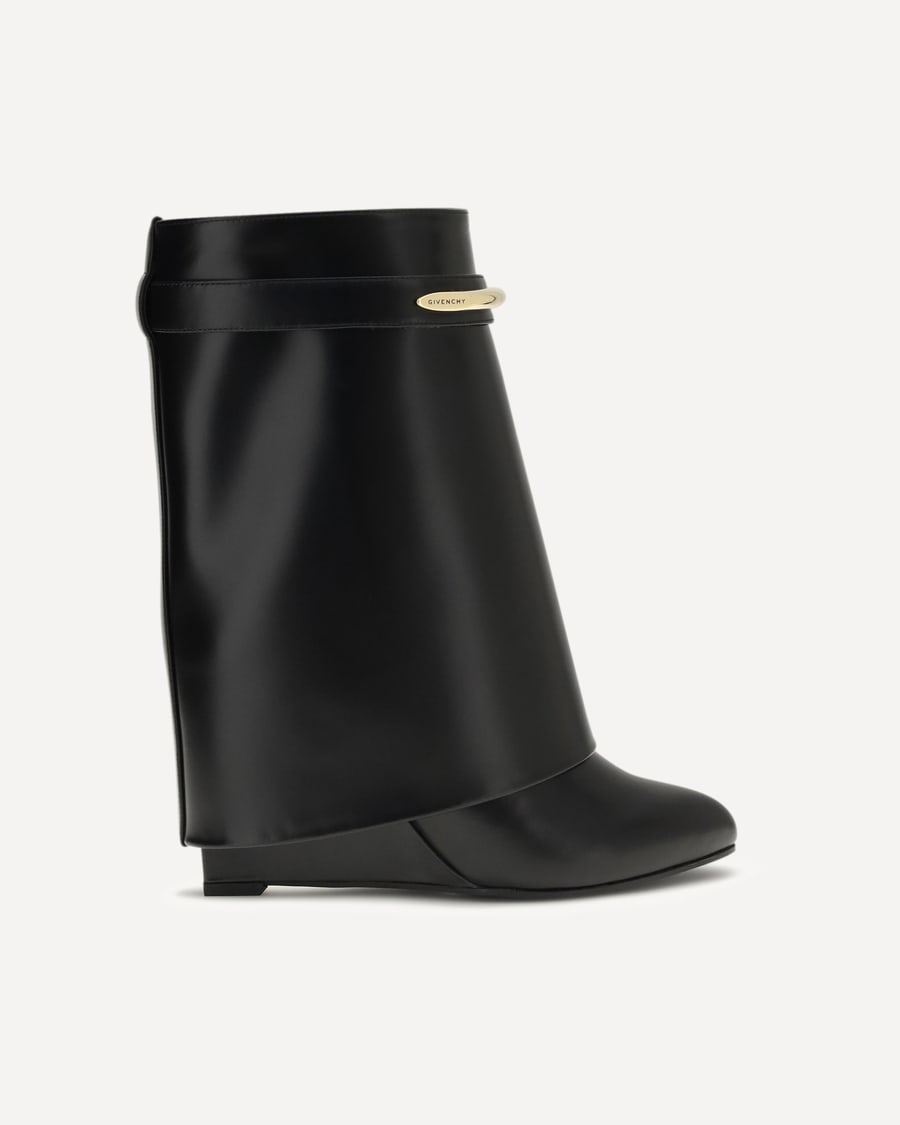 Givenchy Leather Shark Ankle Boots, view 3