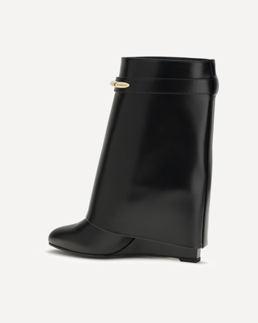 Givenchy Leather Shark Ankle Boots, view 5