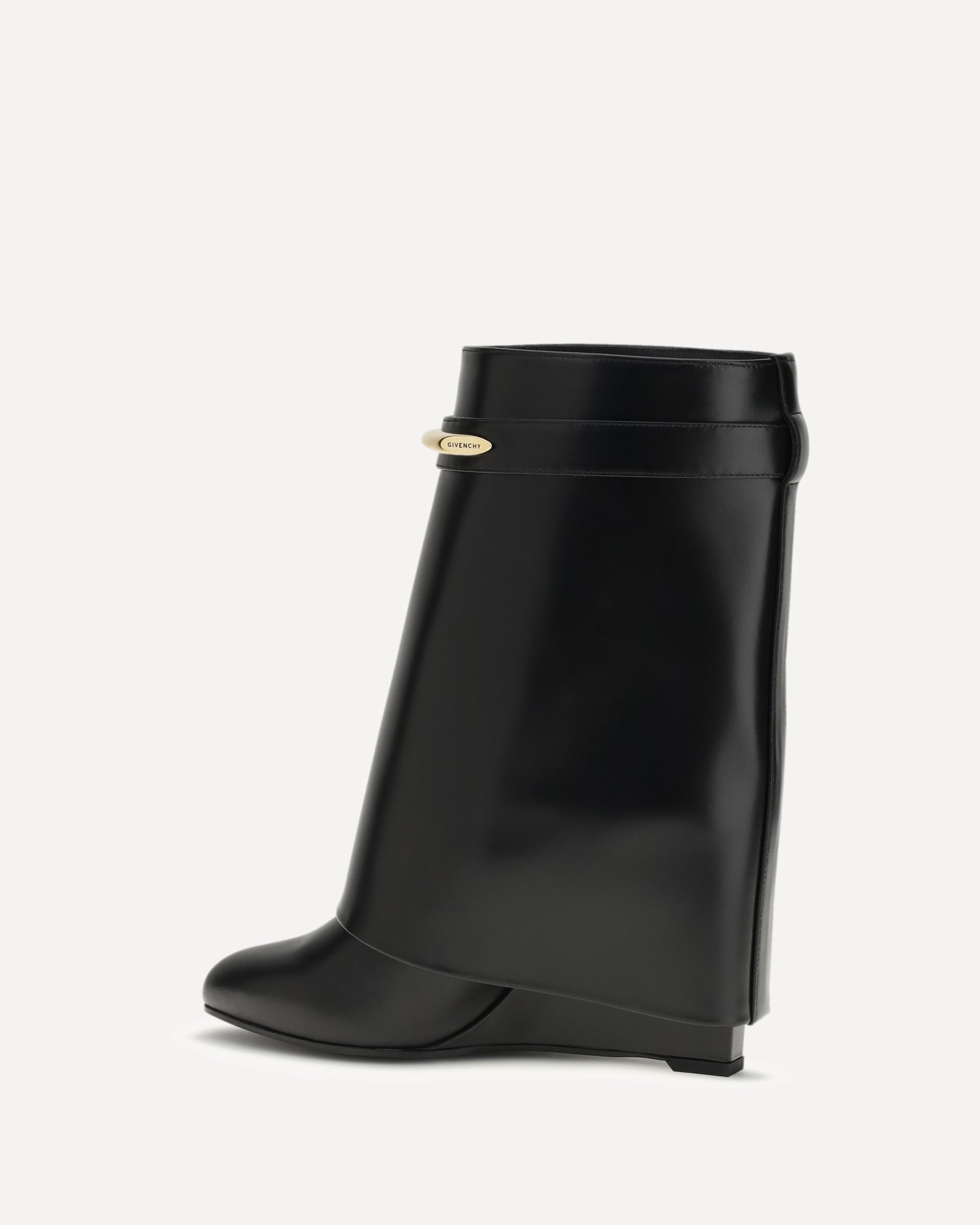 Givenchy Leather Shark Ankle Boots, view 2