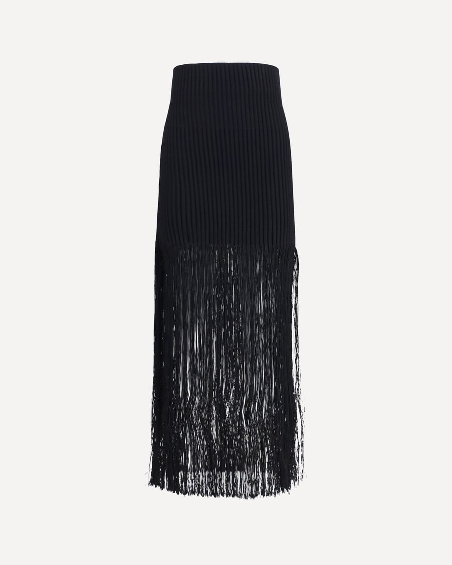Alaïa Fringe pencil Skirt