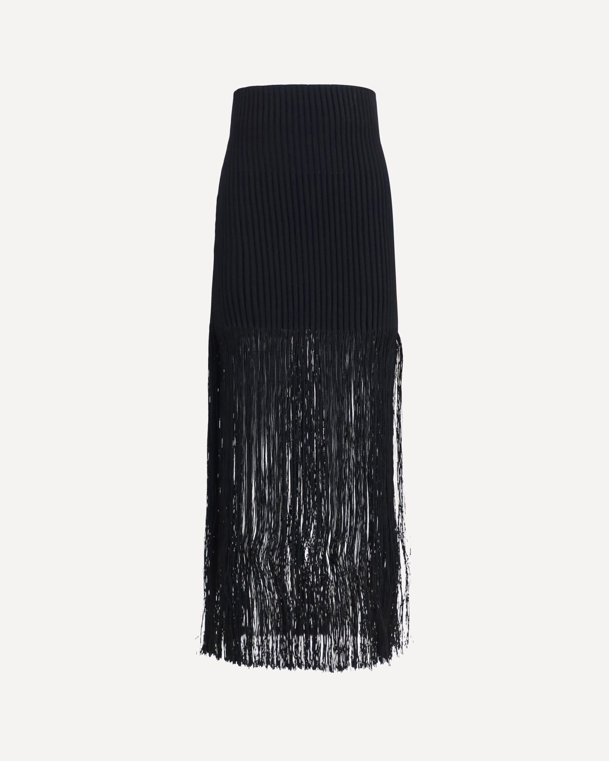 Alaïa Fringe pencil Skirt