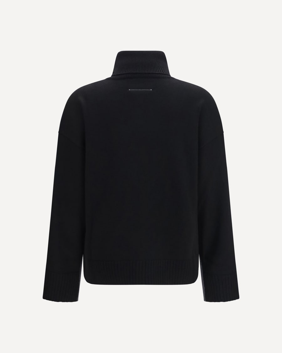 MM6 Two-tone high-neck Sweater, view 4