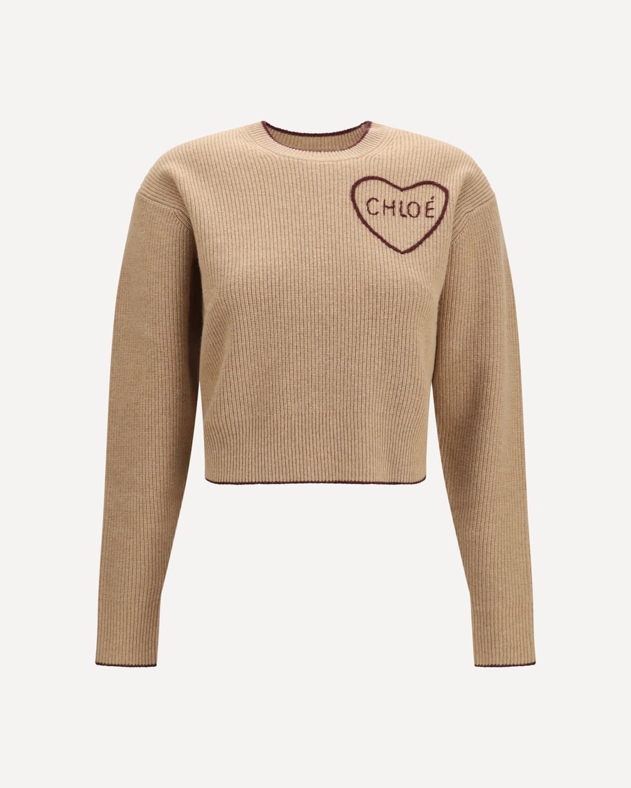 Chloé Heart-logo Sweater