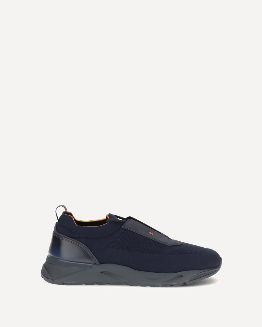 SANTONI Stretch fabric Sneakers