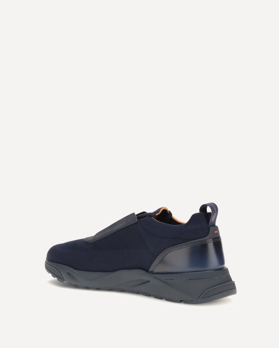 SANTONI Stretch fabric Sneakers, view 2