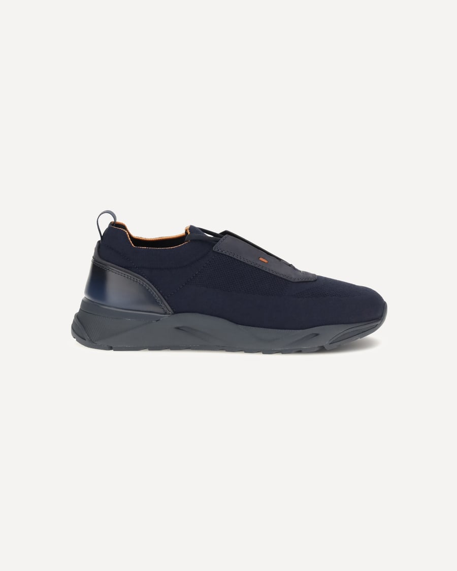 SANTONI Stretch fabric Sneakers, view 3