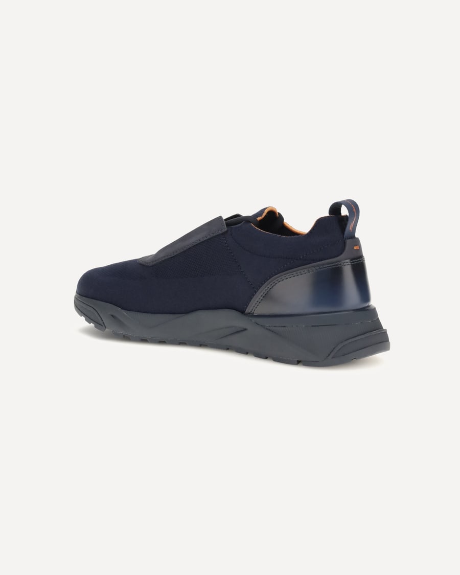 SANTONI Stretch fabric Sneakers, view 5