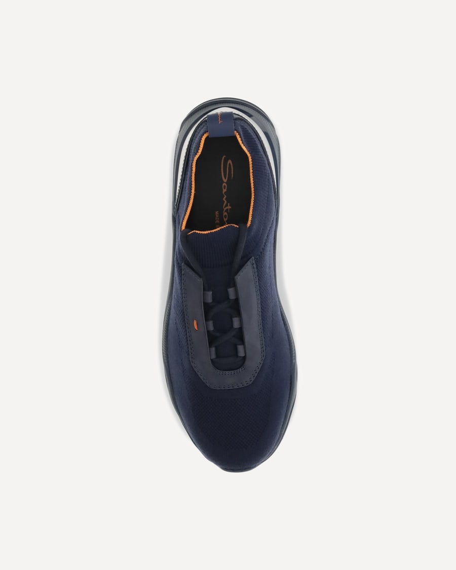 SANTONI Stretch fabric Sneakers, view 6