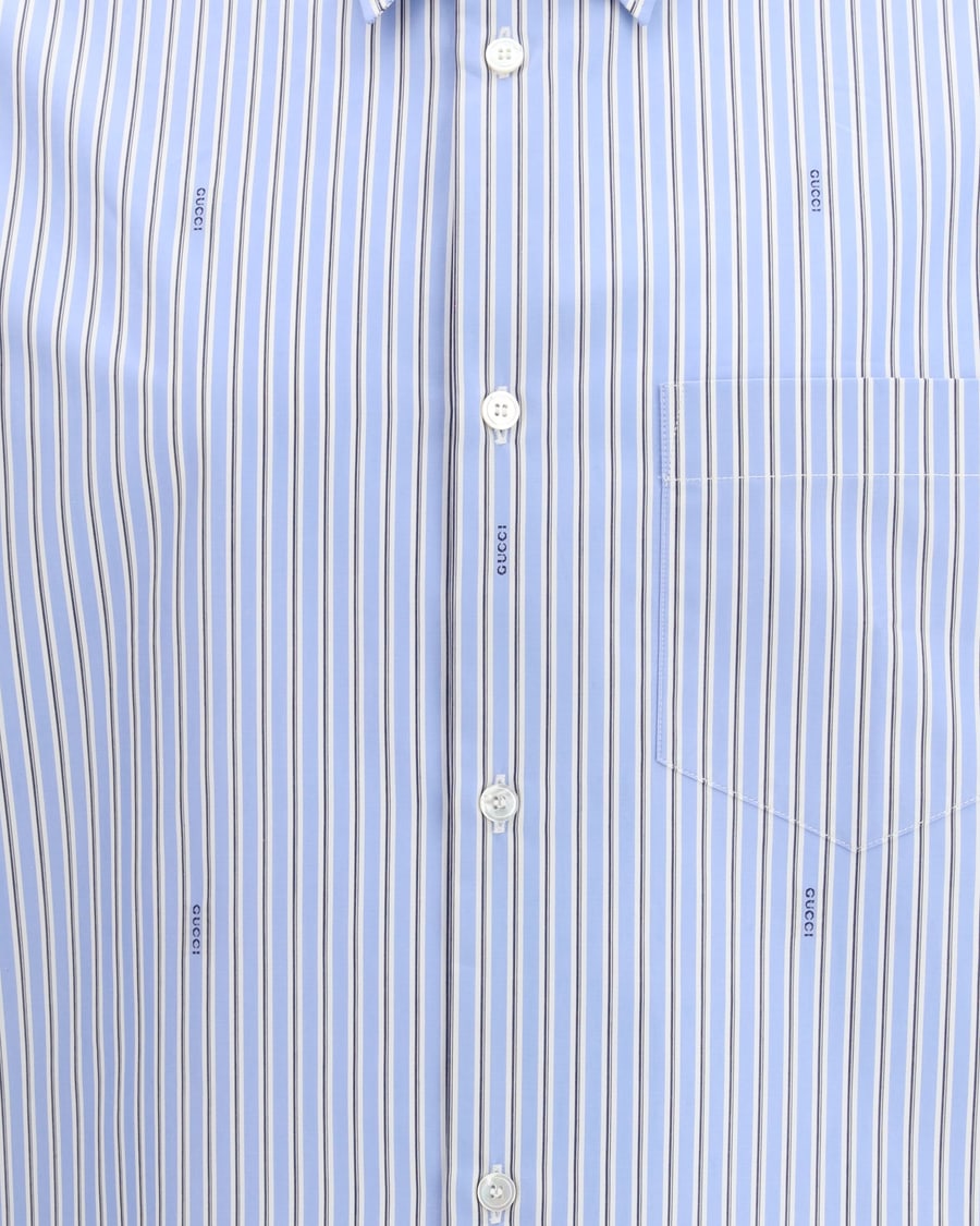 Gucci Striped cotton poplin Shirt, view 5