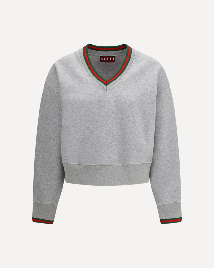 Gucci Web cotton jersey Sweatshirt, view 3