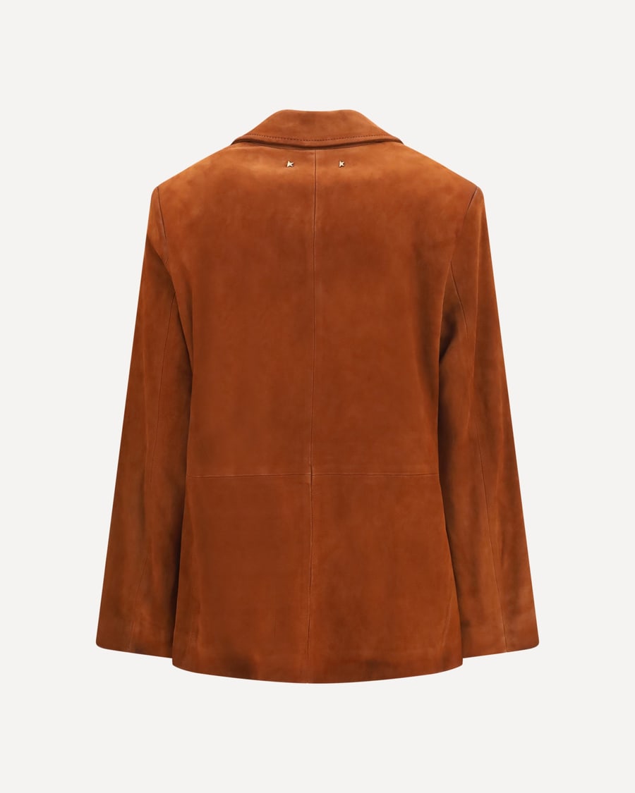 Golden Goose Single-breasted leather Jacket, view 2