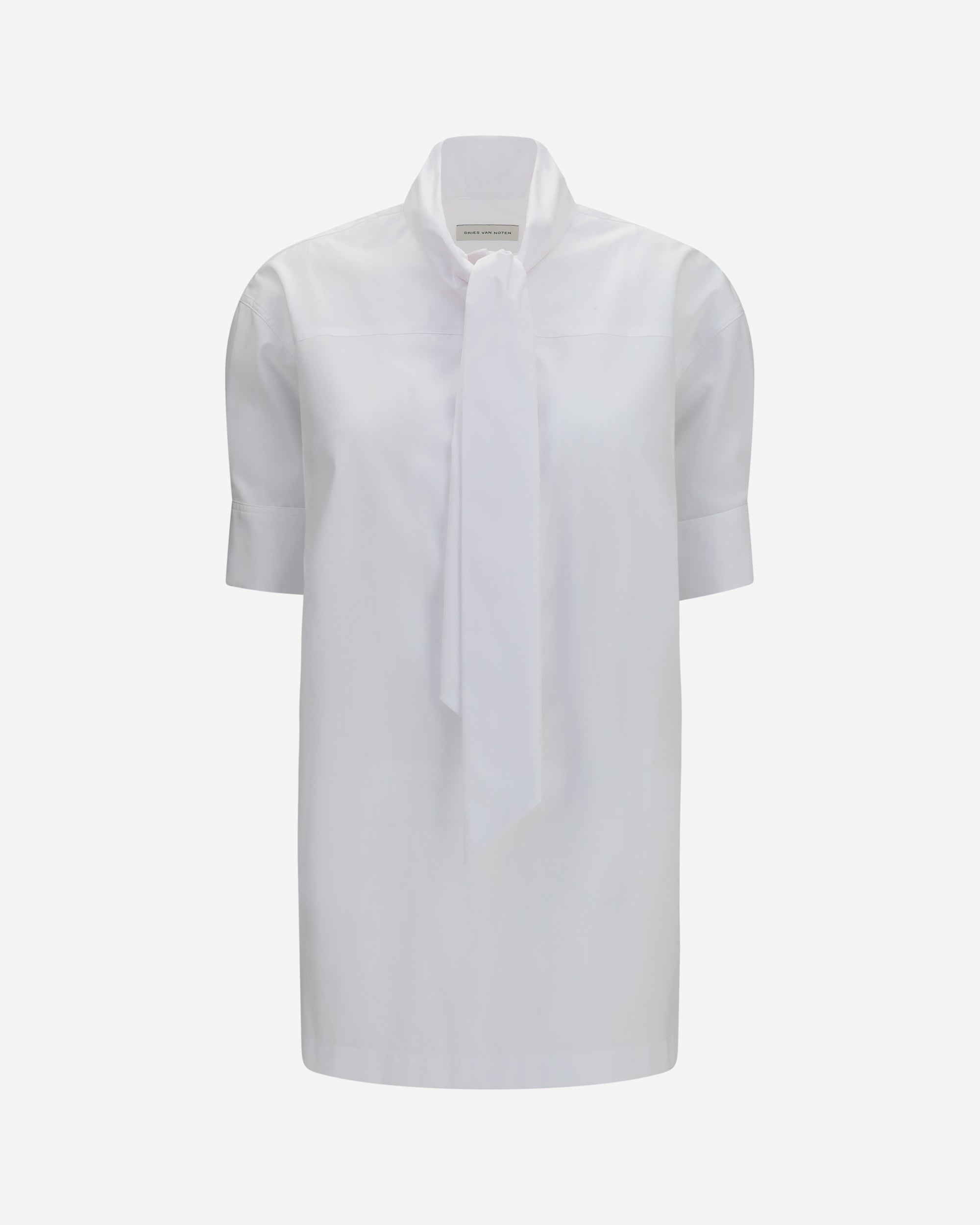 Dries Van Noten Cotton Shirt with scarf detail
