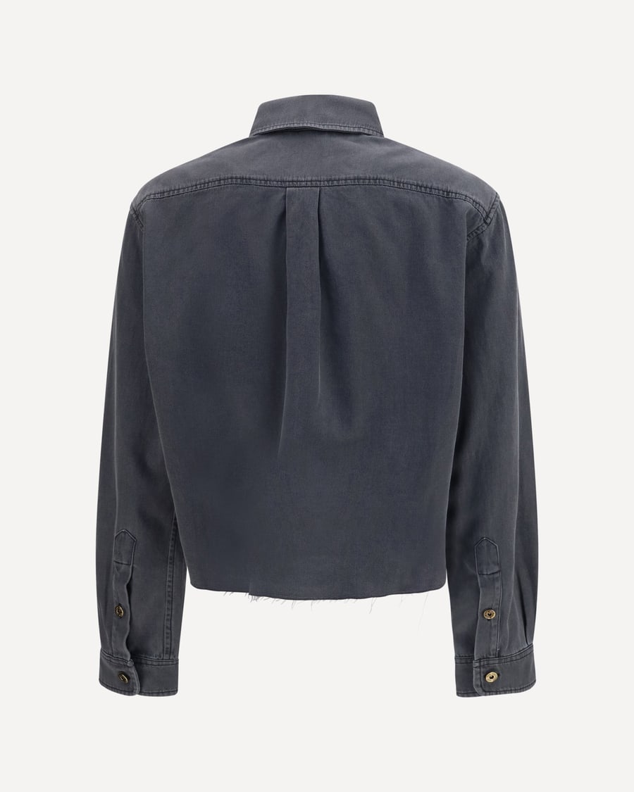 Miu Miu Denim-style cotton Shirt, view 4