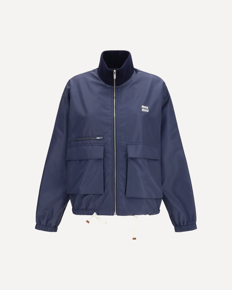 Miu Miu Technical canvas Jacket, view 3