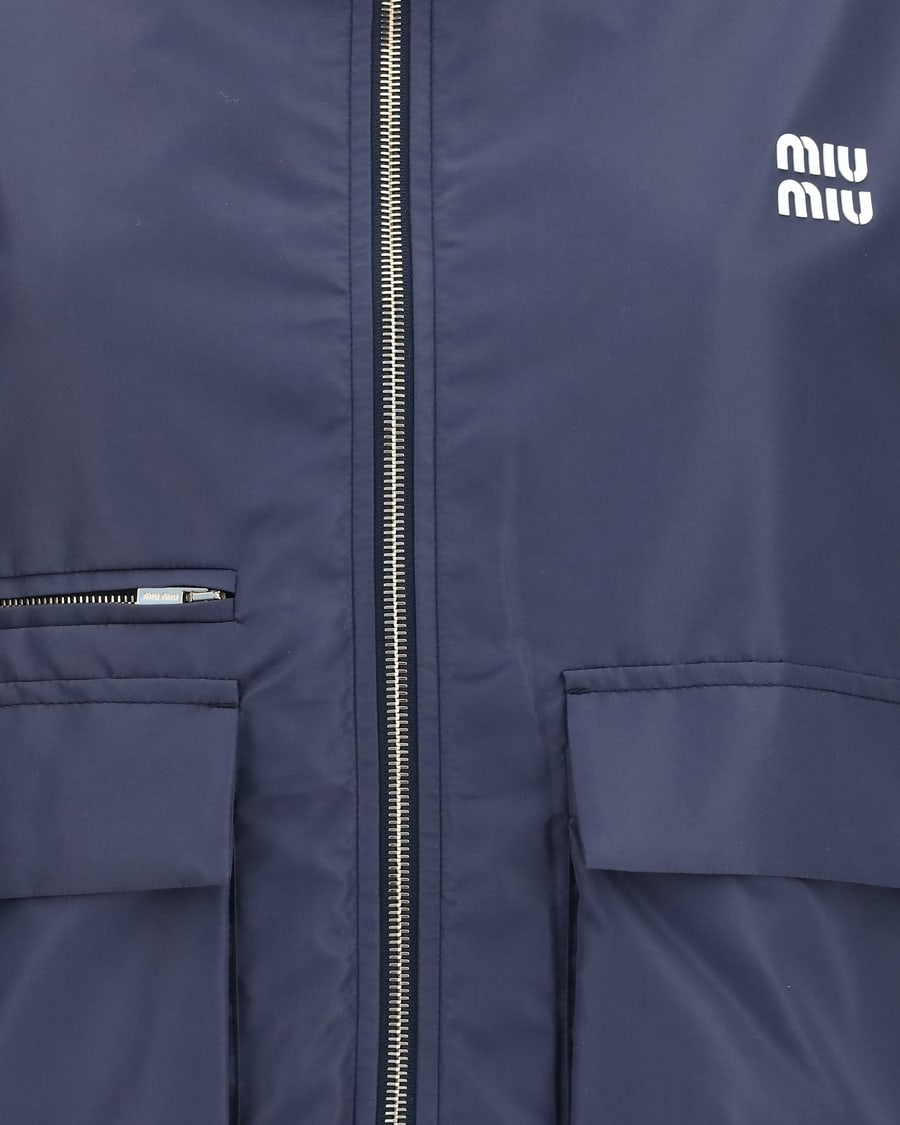 Miu Miu Technical canvas Jacket, view 5