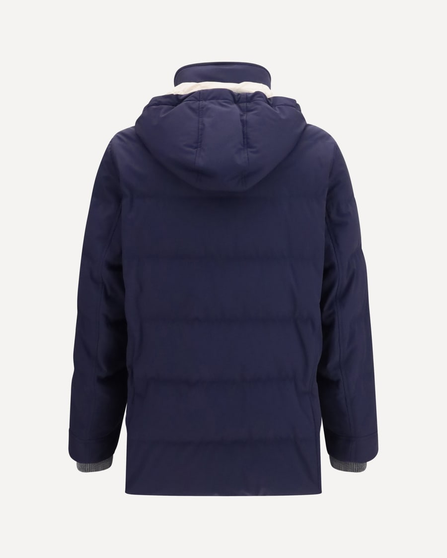Brunello Cucinelli Nylon hooded Jacket, view 4