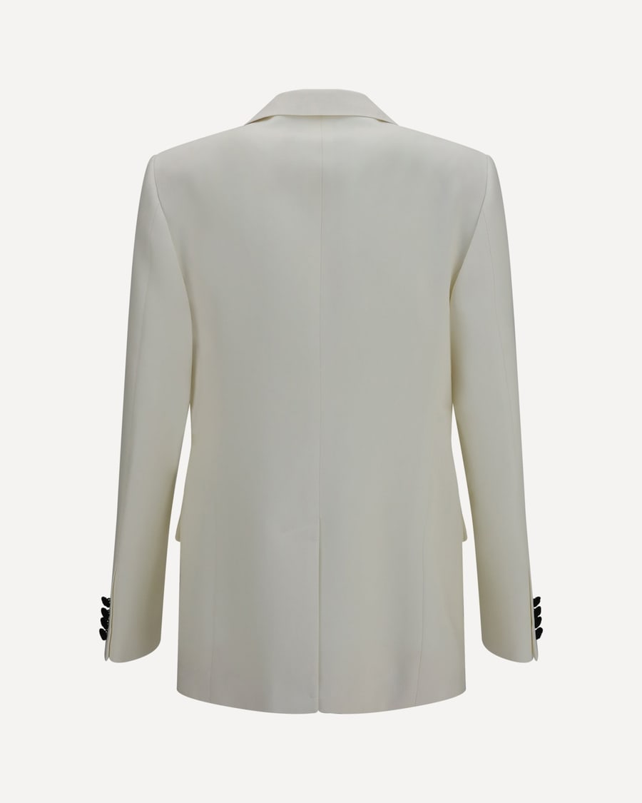 VALENTINO Two-tone wool Jacket, view 4