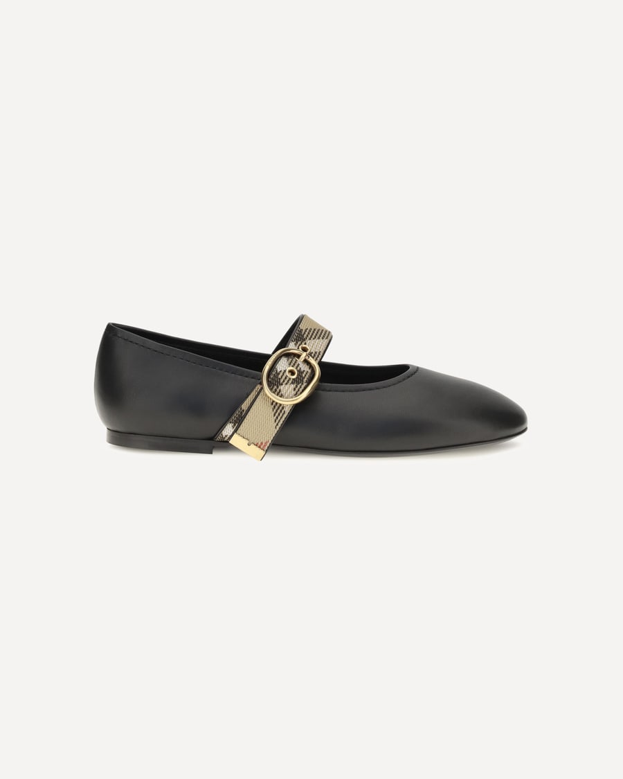 Burberry Robin leather Ballerinas, view 3