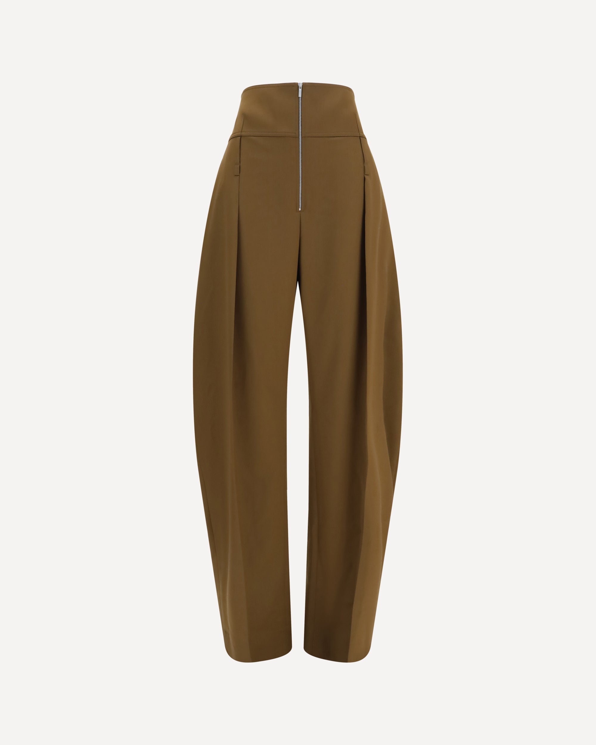 Ferragamo Wide balloon-fit zip Pants