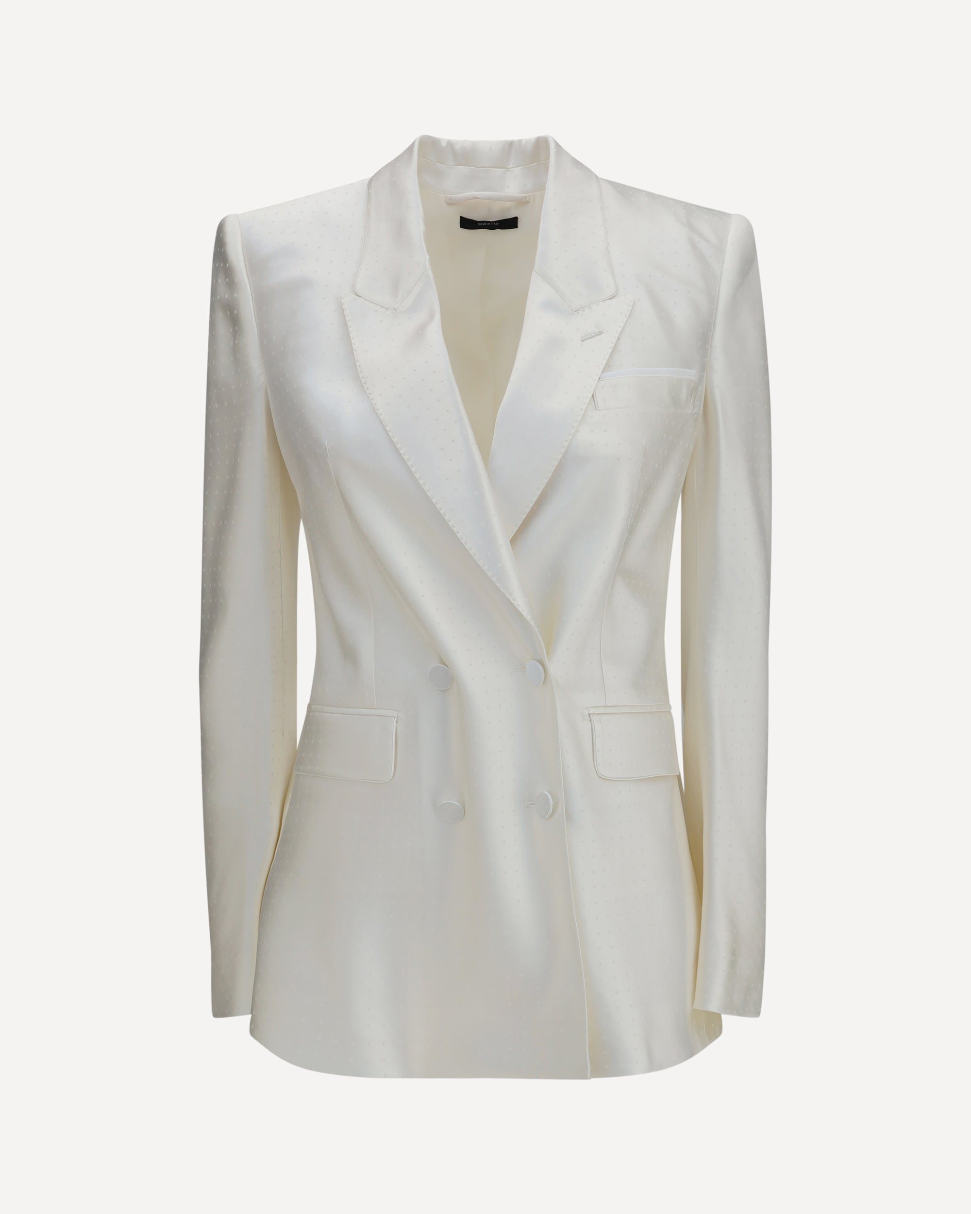Tom Ford Polka-dot satin double-breasted Blazer