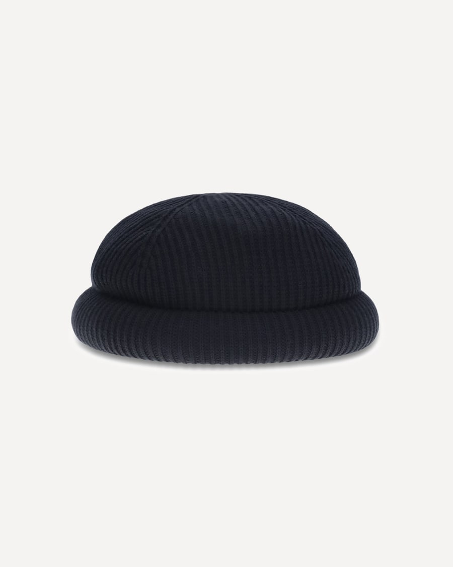 LORO PIANA Wool Beanie Hat, view 3