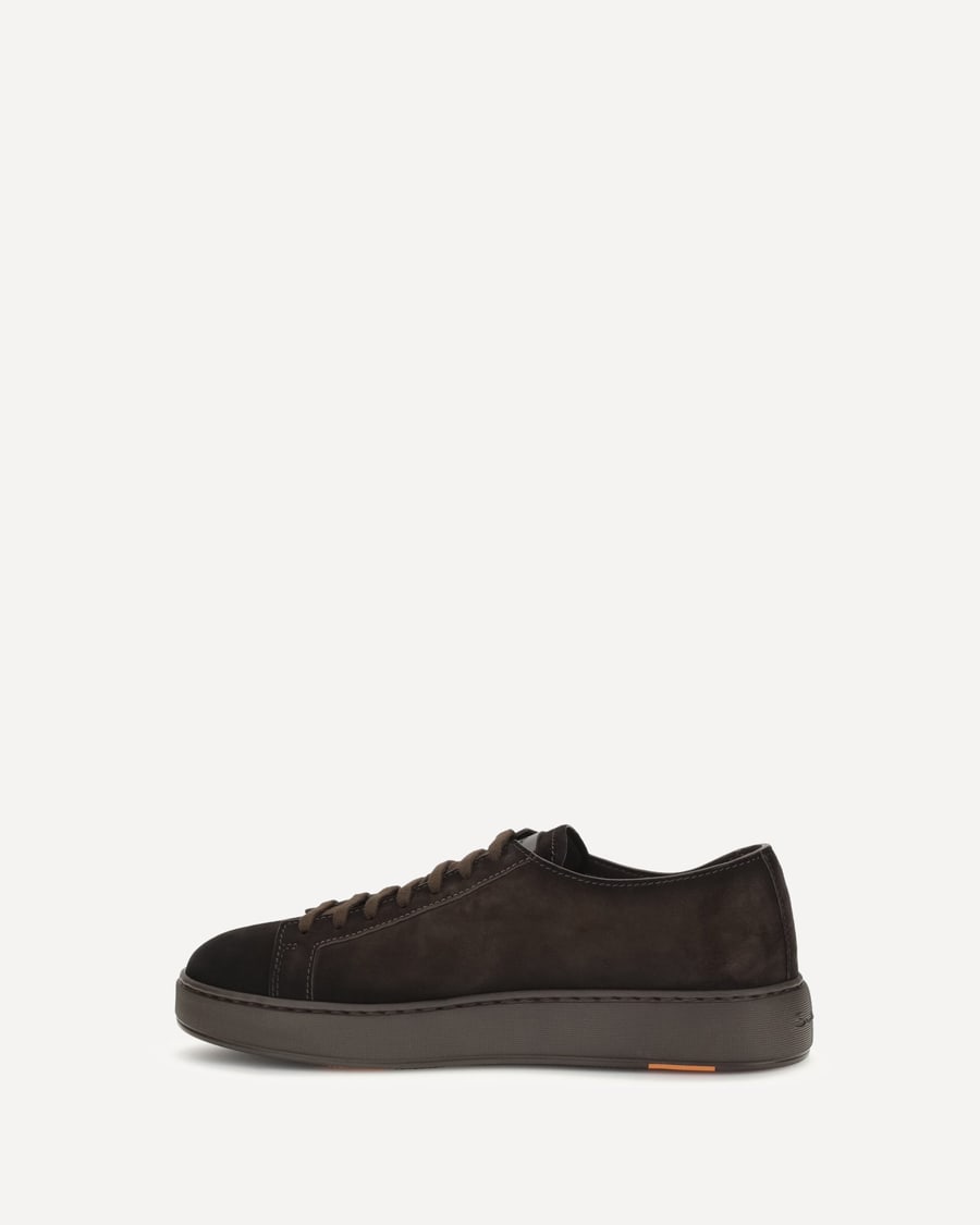 SANTONI Suede Sneakers, view 2