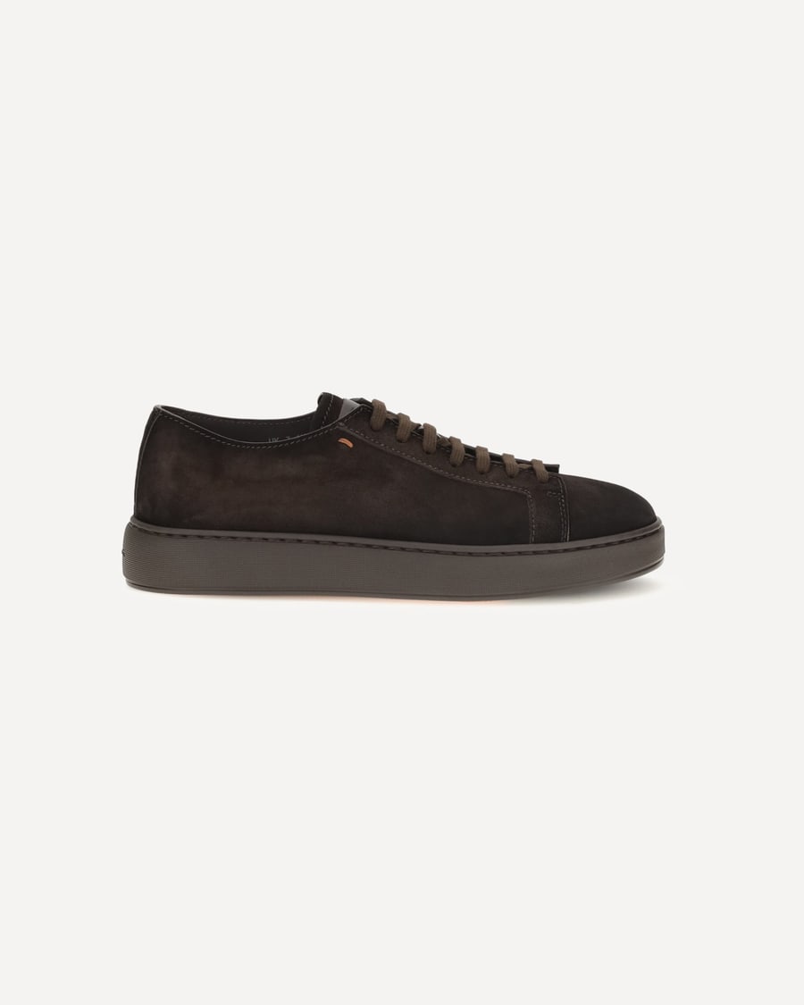 SANTONI Suede Sneakers, view 3