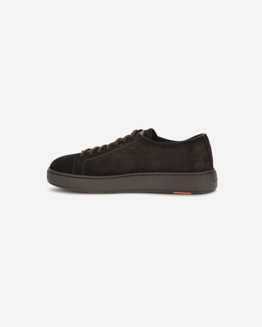 SANTONI Suede Sneakers, view 5