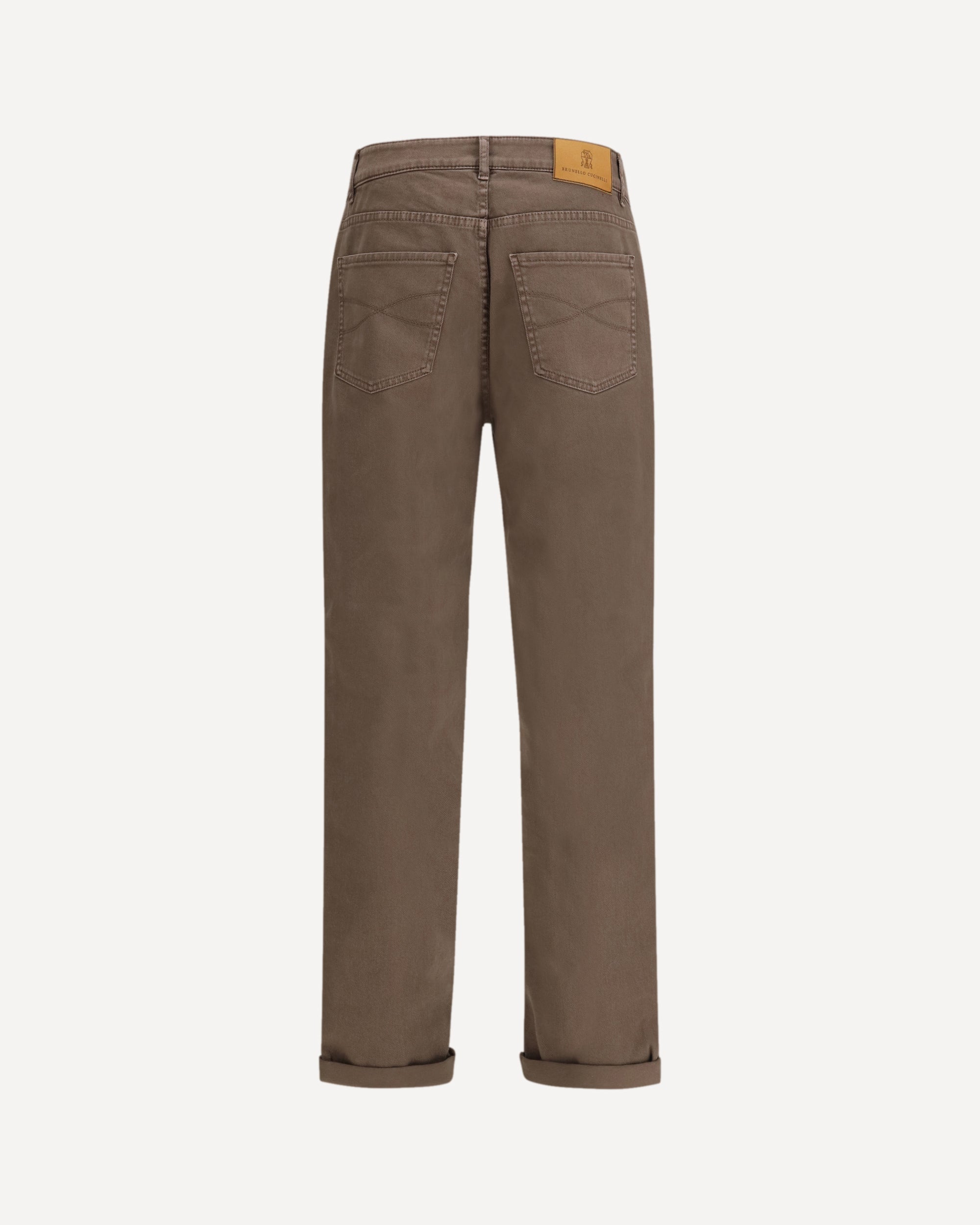 Brunello Cucinelli Jeans with turn-up hem, view 2