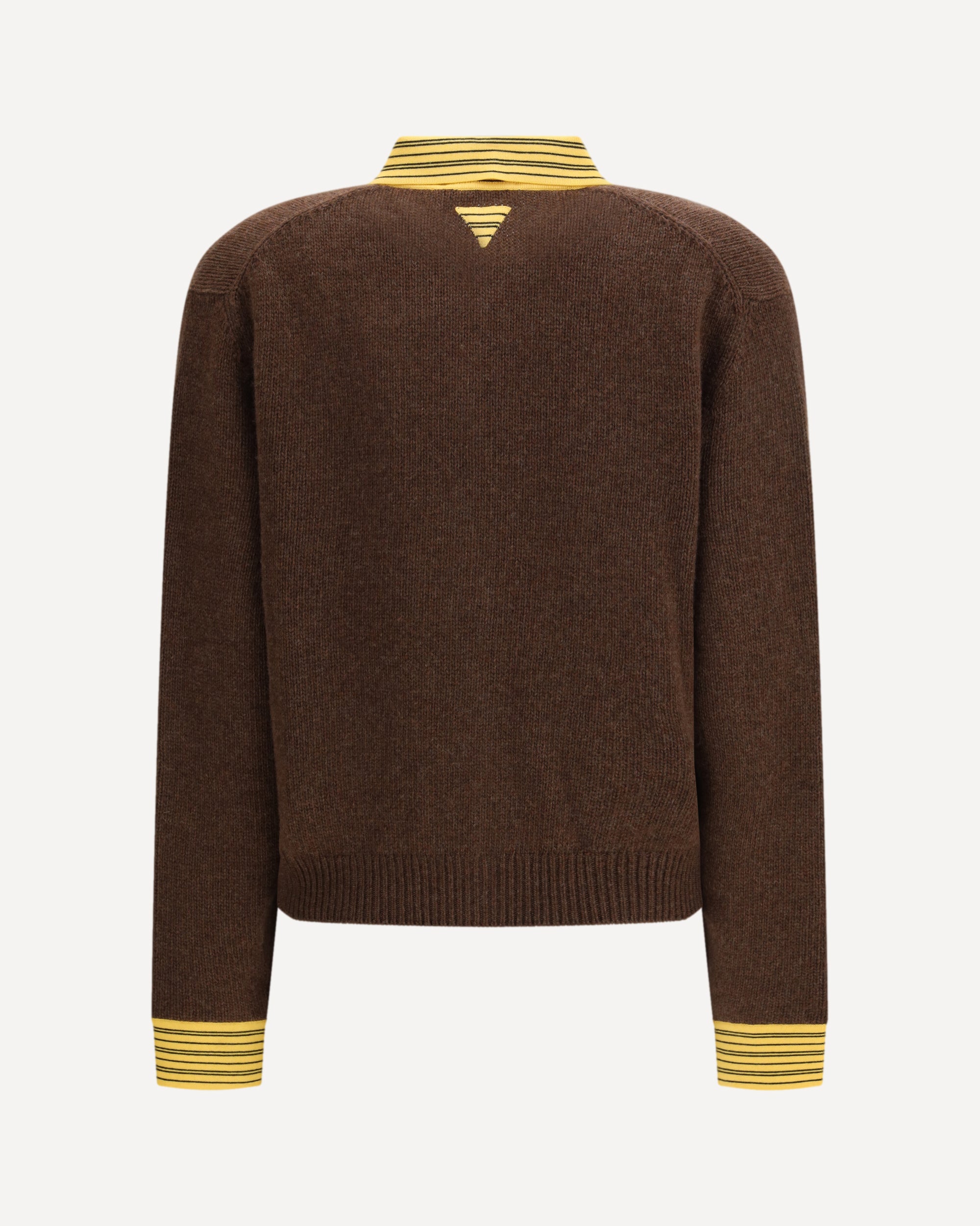 Prada Sweater with a classic collar and front button fastening, view 2