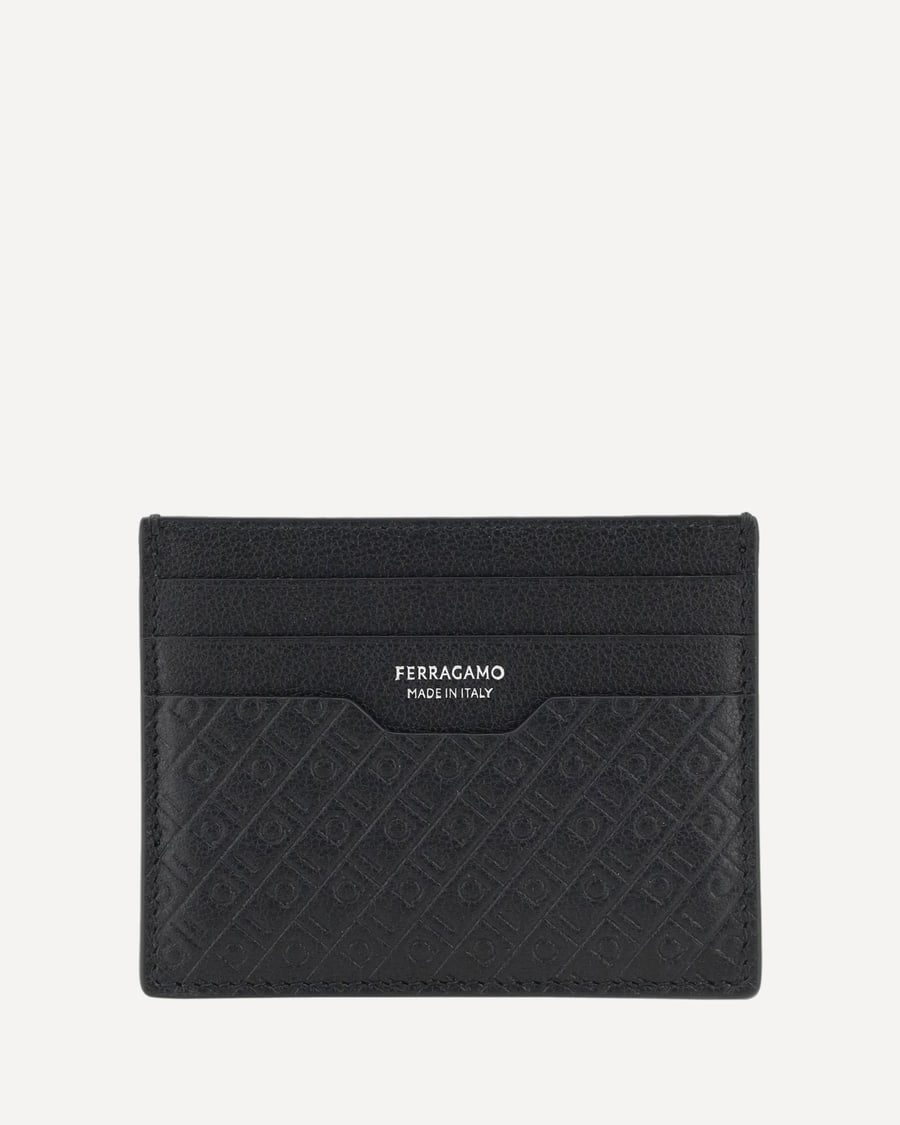 Ferragamo Leather Card Holder
