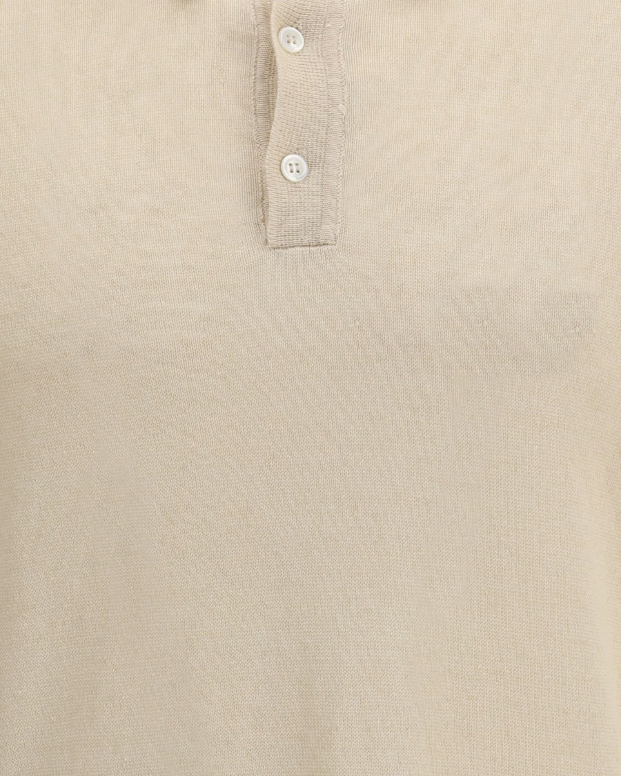 ROBERTO COLLINA Linen Polo, view 5