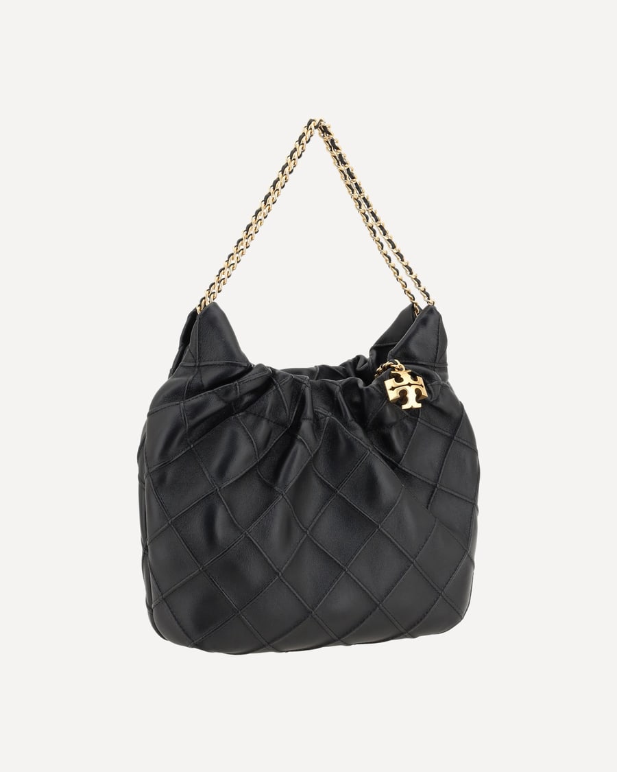 Tory Burch Fleming Mini Hobo Shoulder Bag, view 4