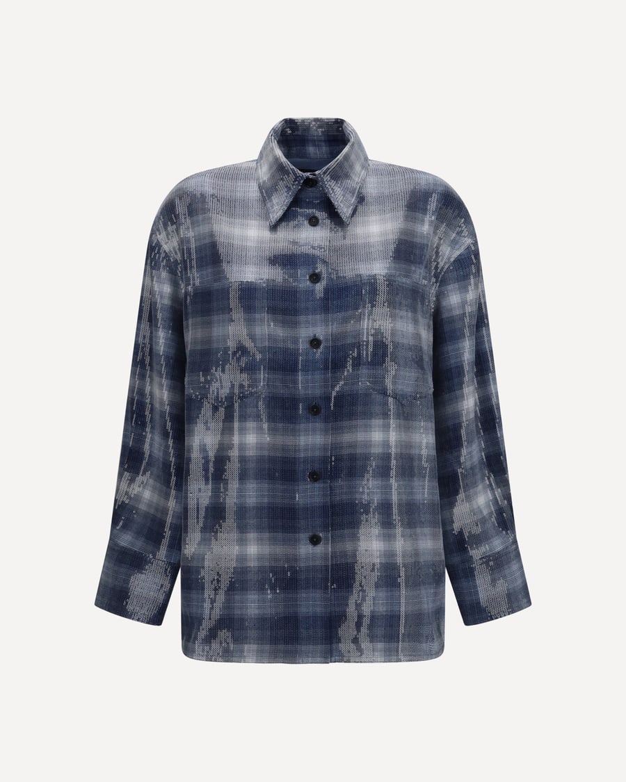 Pinko Orchidea sequin Shirt, view 3