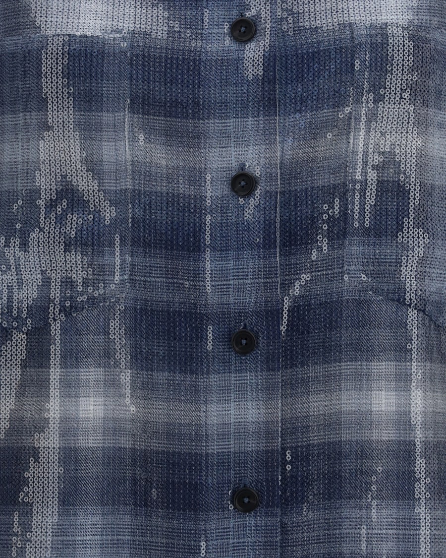 Pinko Orchidea sequin Shirt, view 5