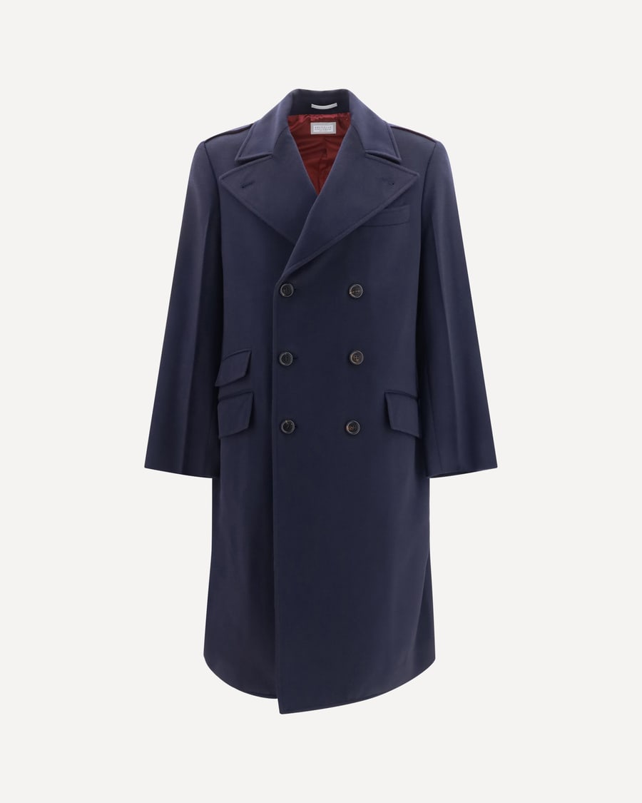Brunello Cucinelli Double-breasted wool Coat