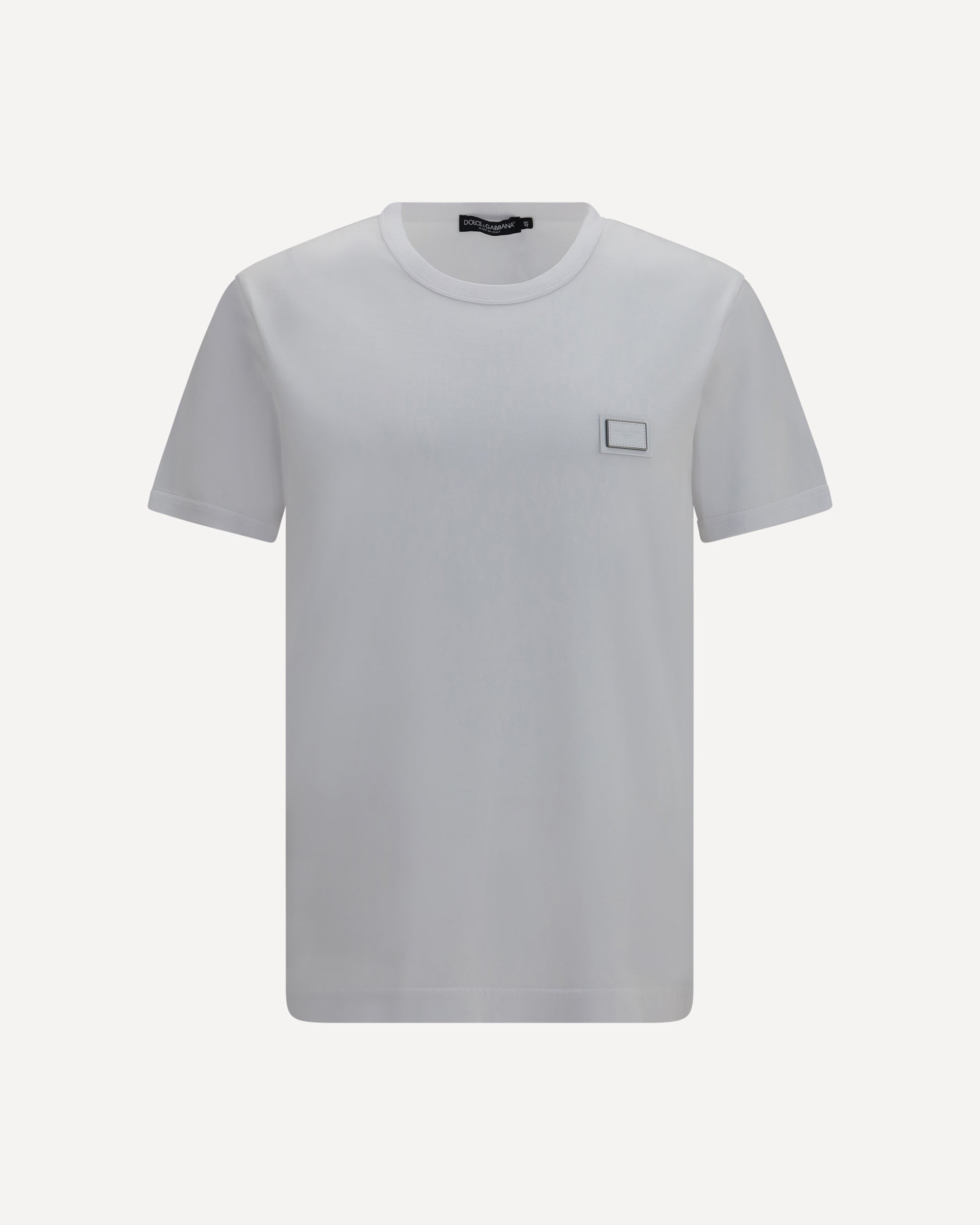 Dolce & Gabbana Cotton T-shirt with logo plaque