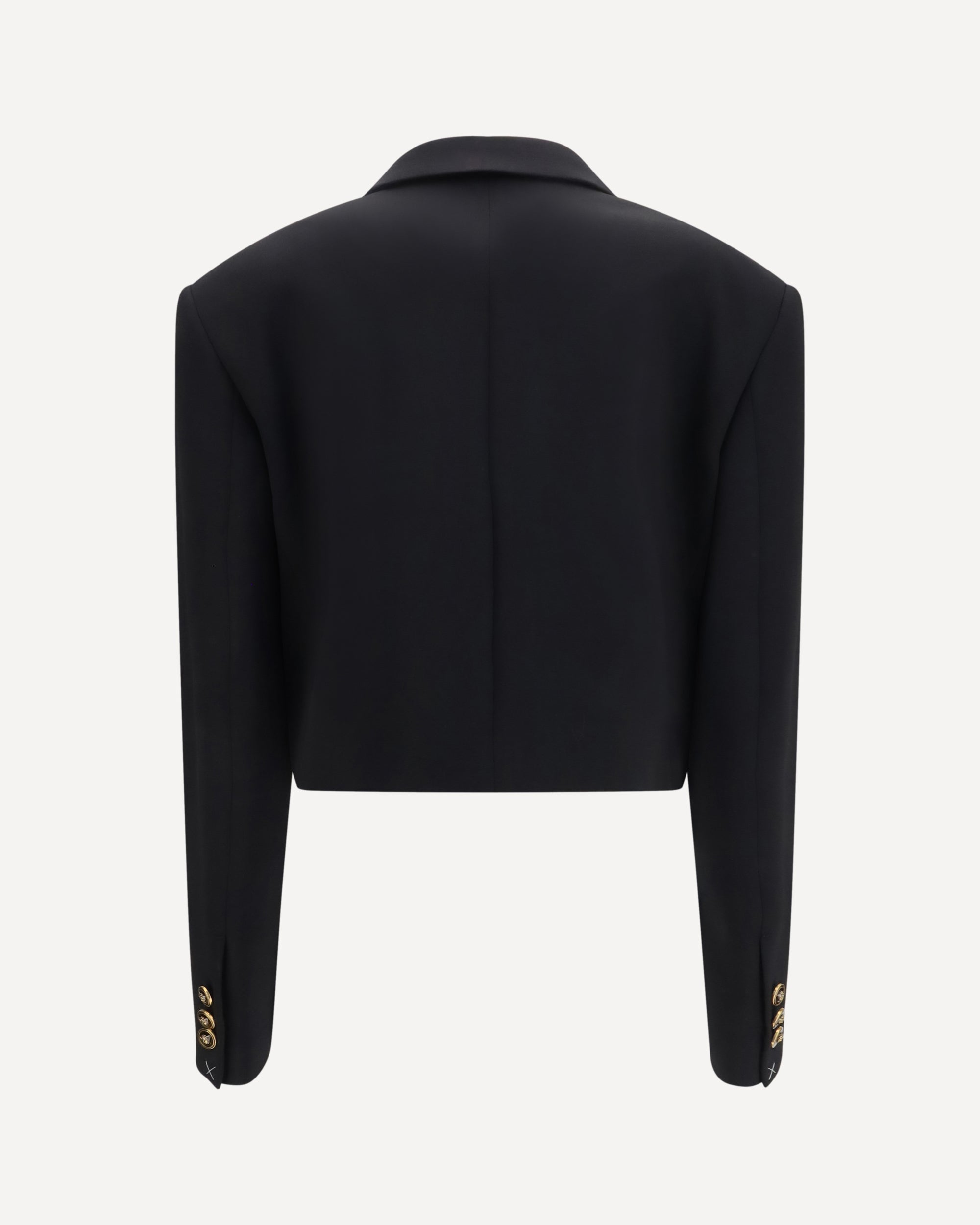 Versace Cropped wool Blazer, view 2