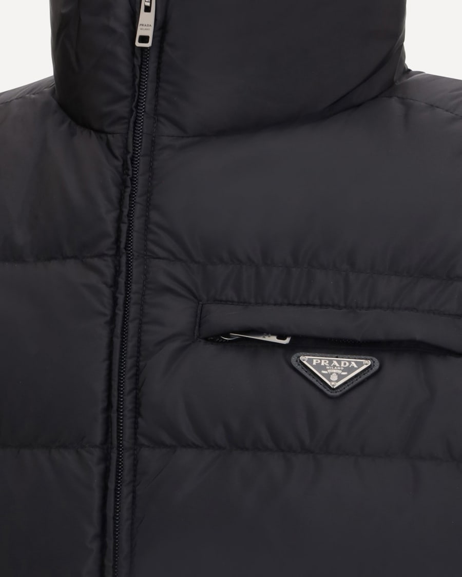 Prada Re-Nylon Down Vest, view 5