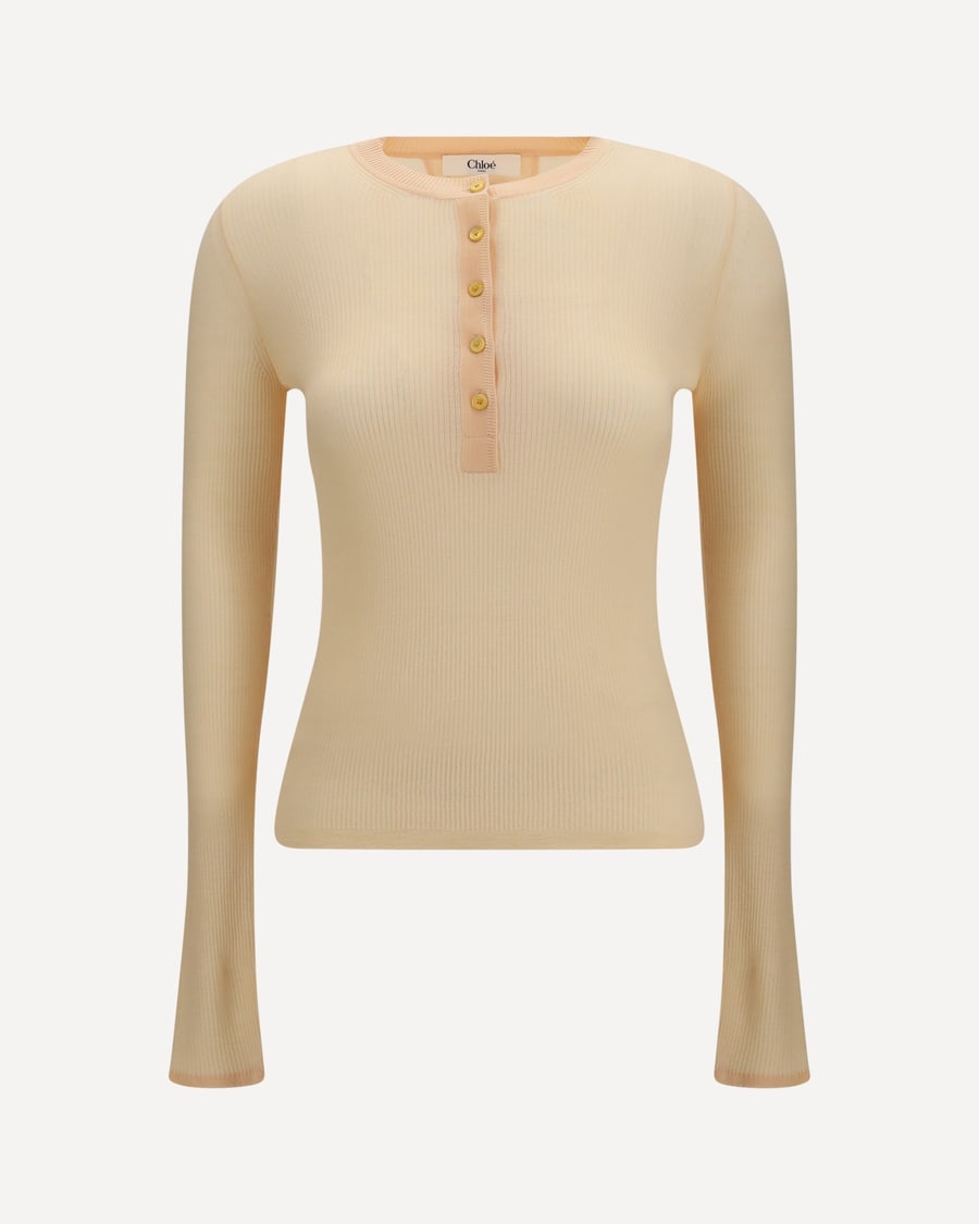 Chloé Ribbed wool Sweater, view 3