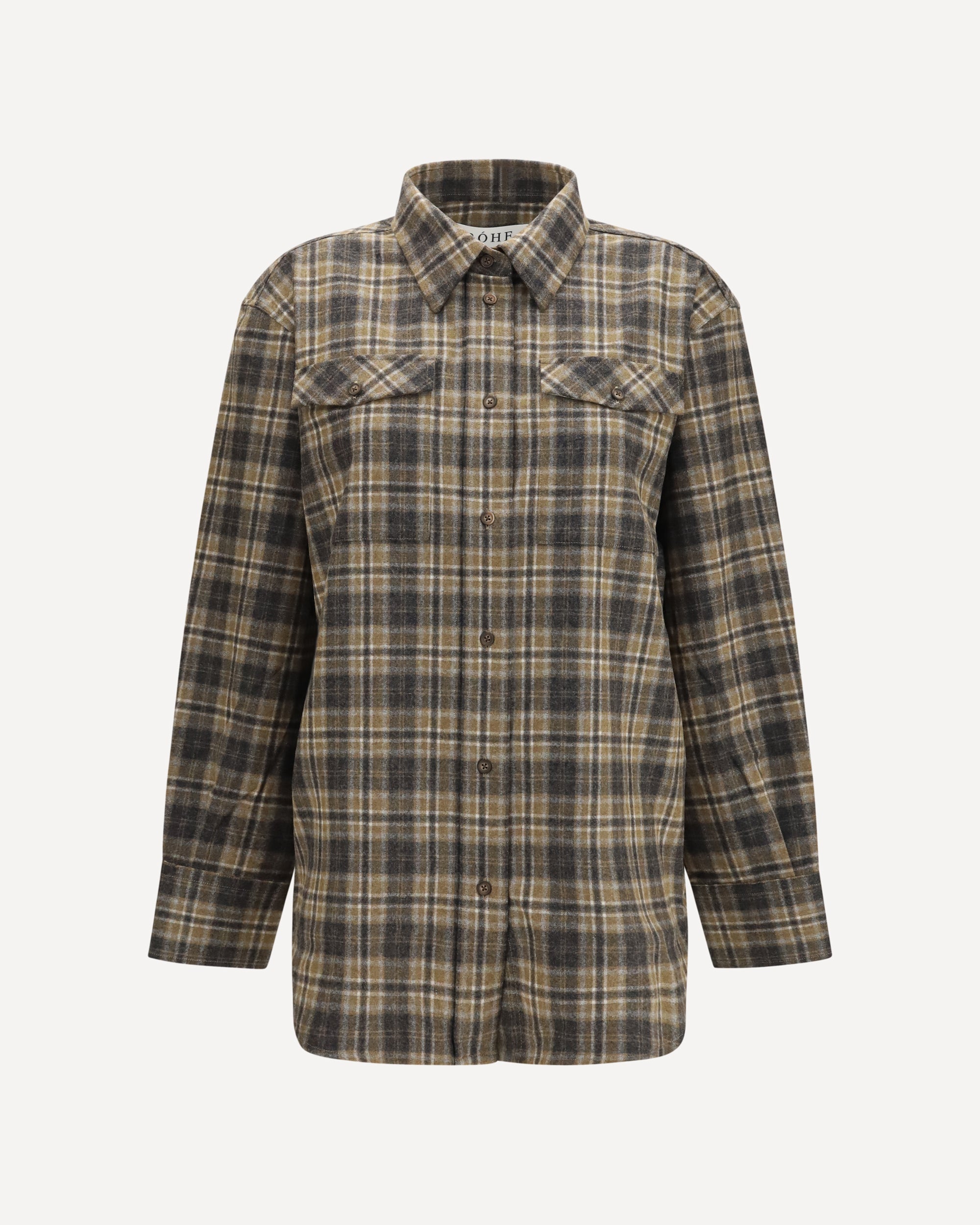 ROHE Check Western Shirt