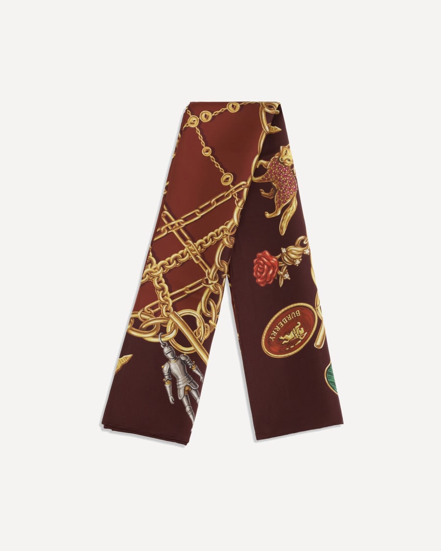 Burberry Silk Scarf, view 4