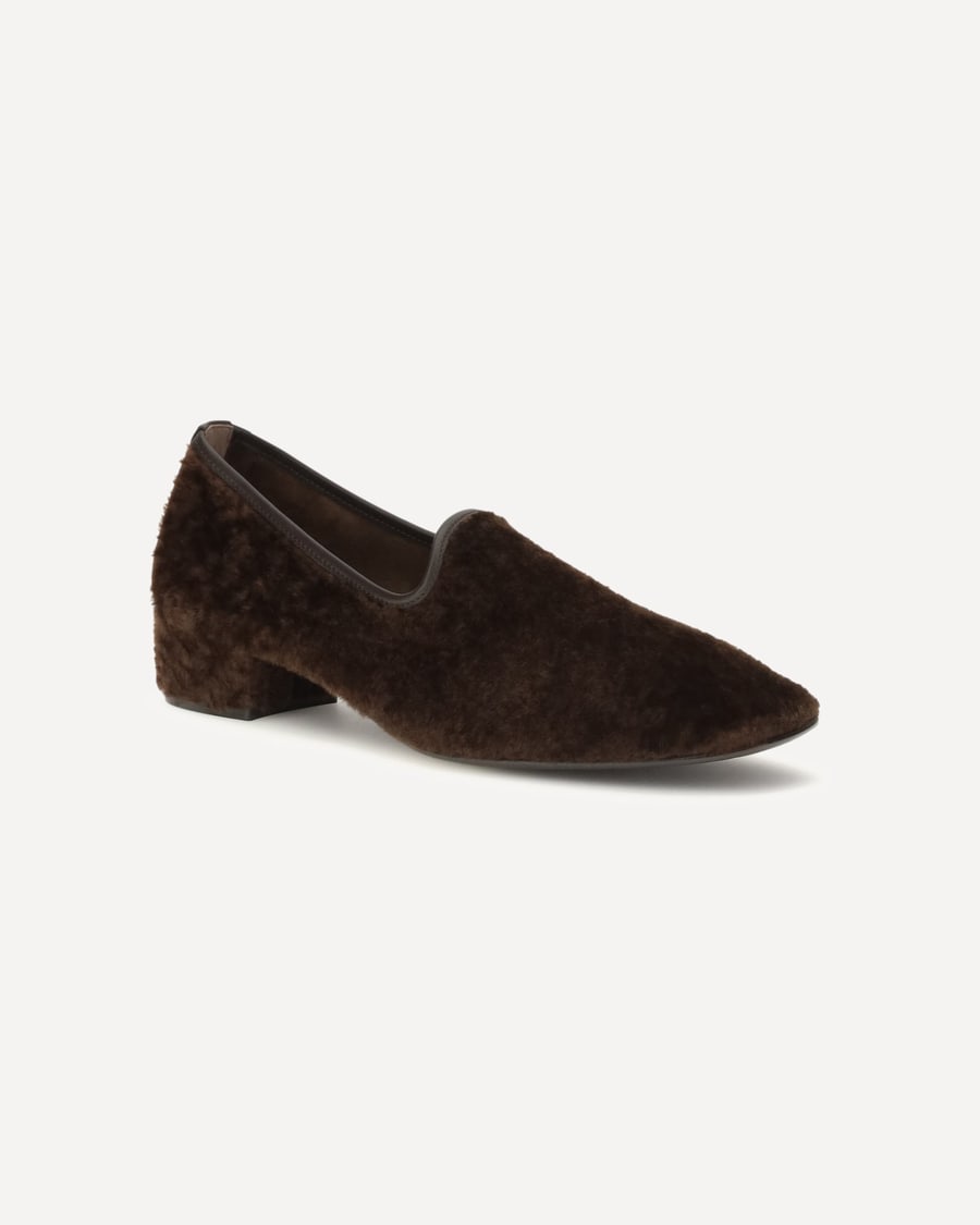 HERBERT LEVINE Suede Loafers, view 4