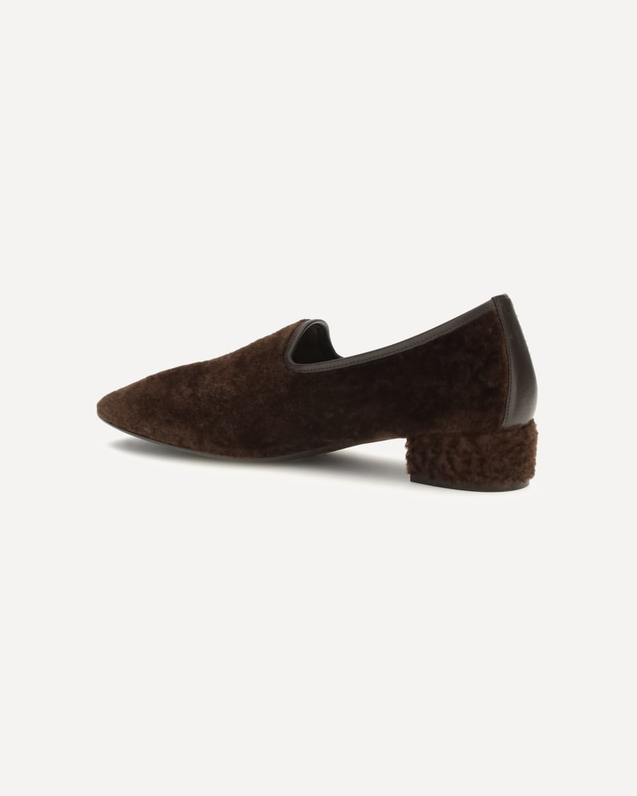 HERBERT LEVINE Suede Loafers, view 5