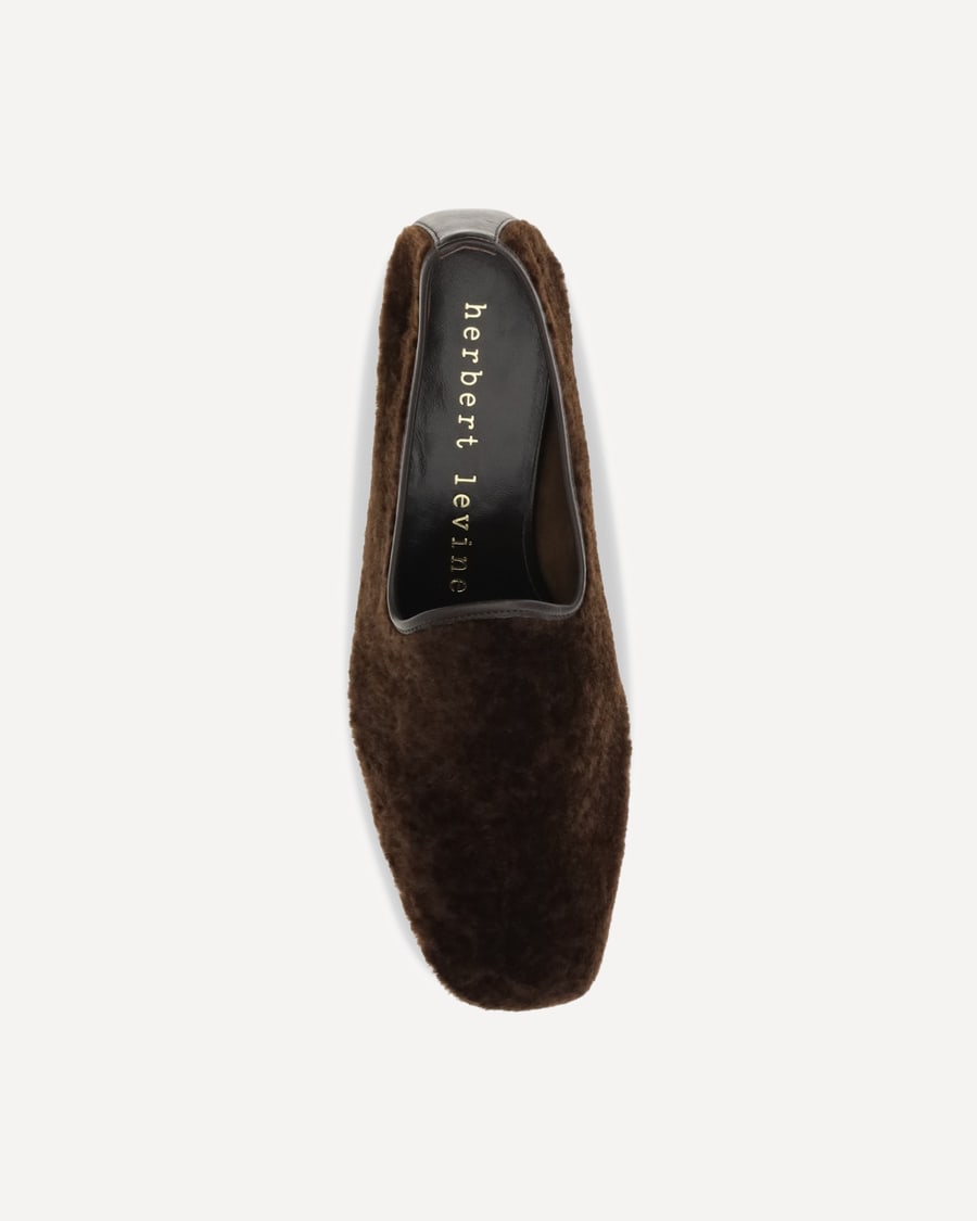 HERBERT LEVINE Suede Loafers, view 6