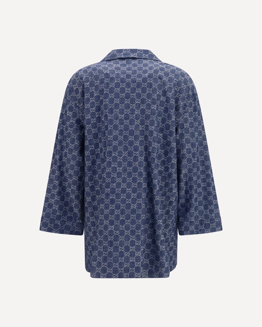 Gucci GG jacquard cotton Jacket, view 4