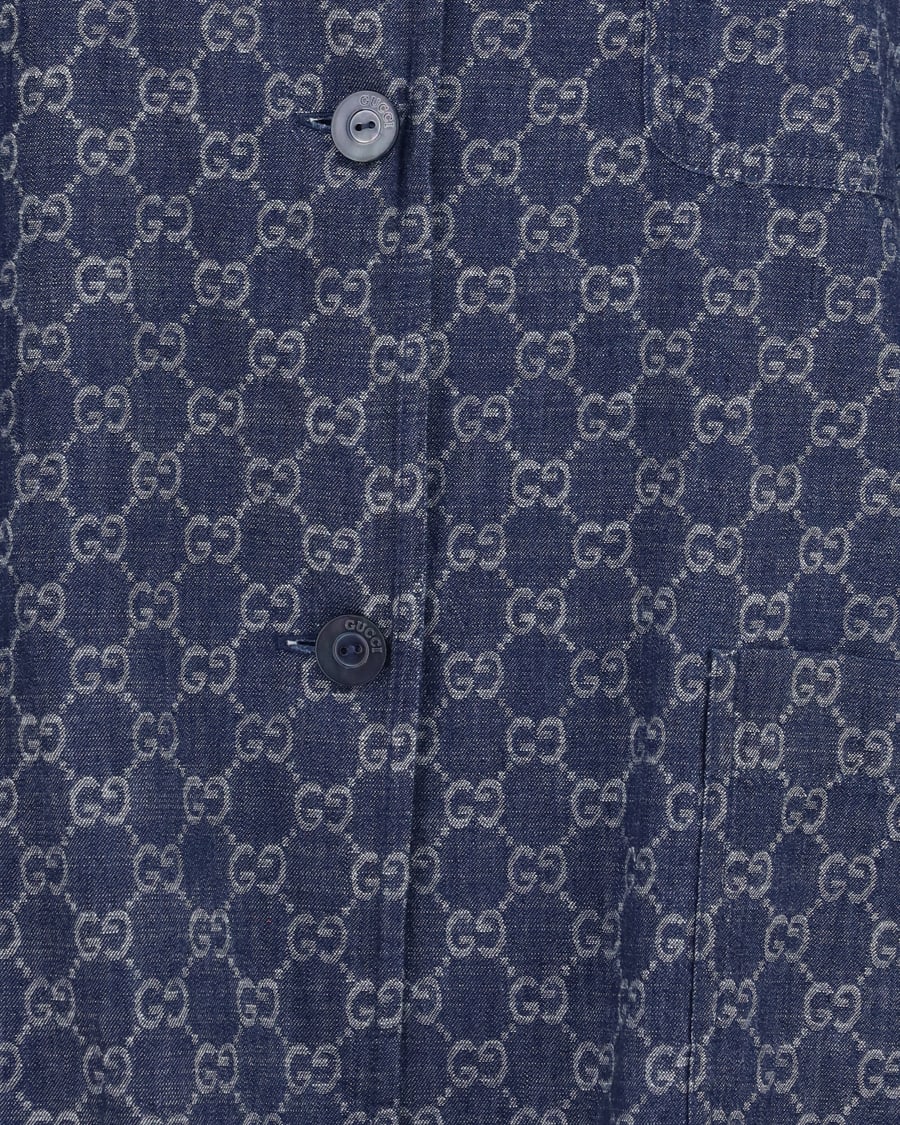 Gucci GG jacquard cotton Jacket, view 5