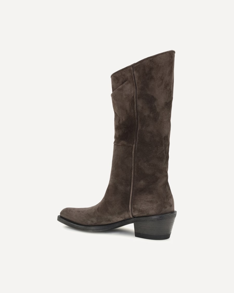 KHAITE Clive suede Boots, view 5