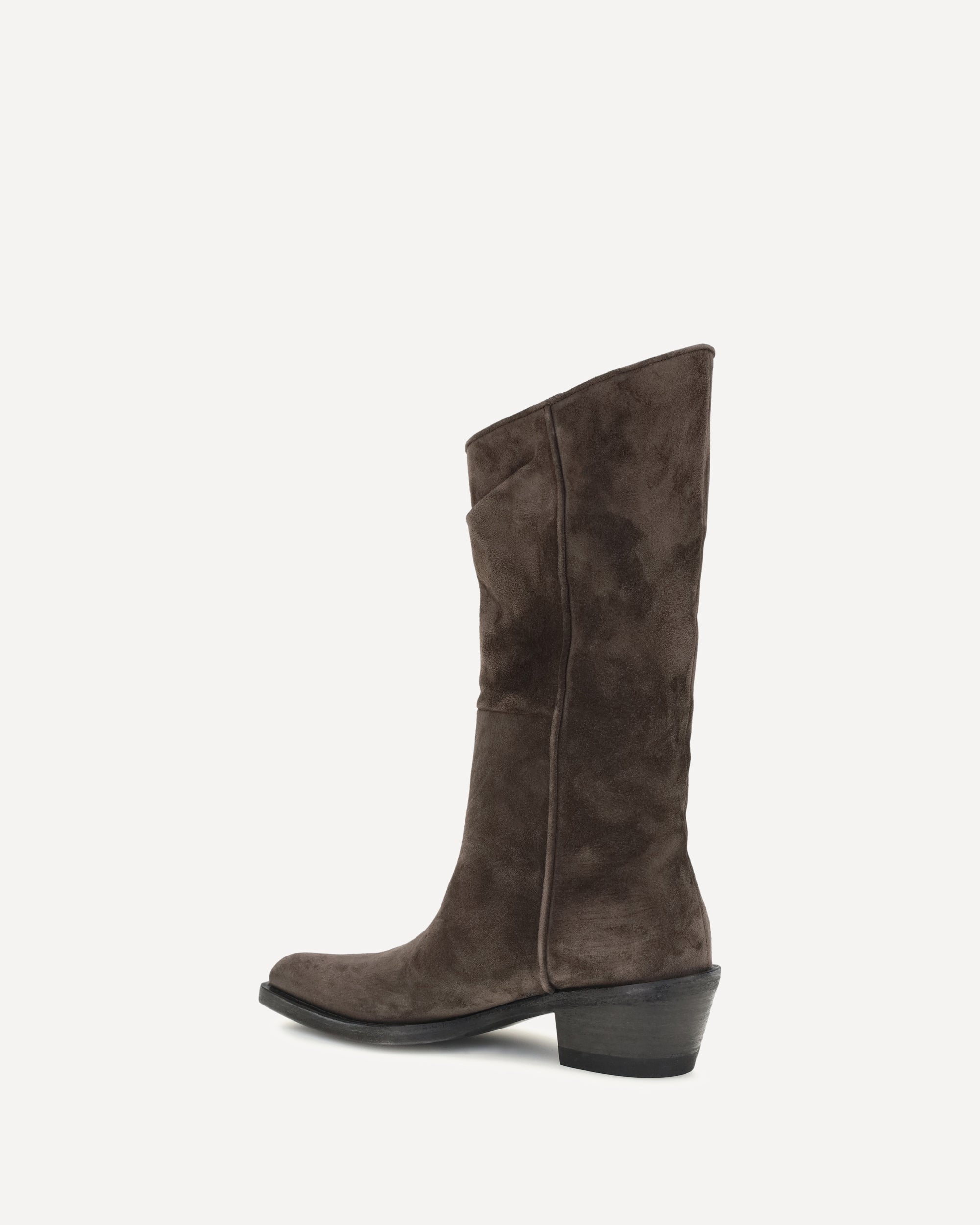KHAITE Clive suede Boots, view 2